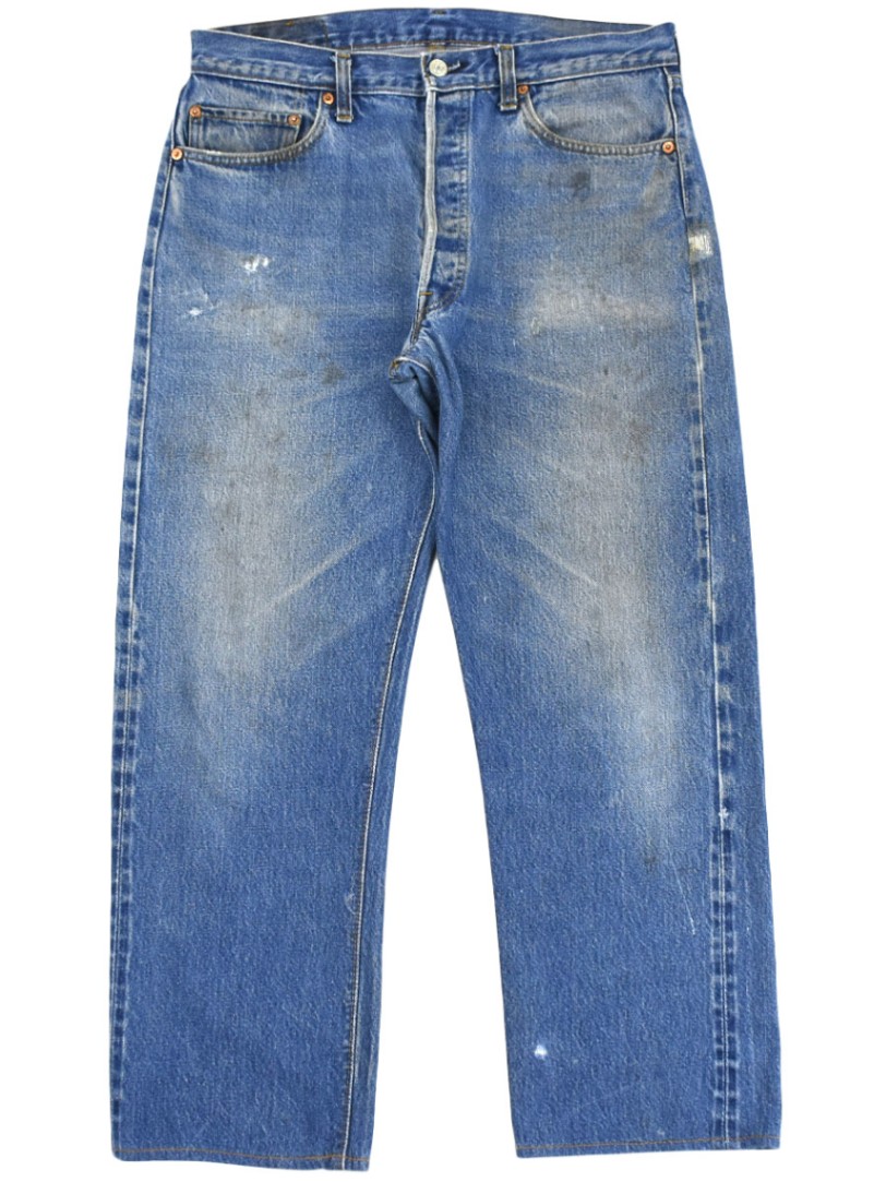 80's Levi's 501 66後期 デニムパンツ 良色落ち 実寸(34x27.5位