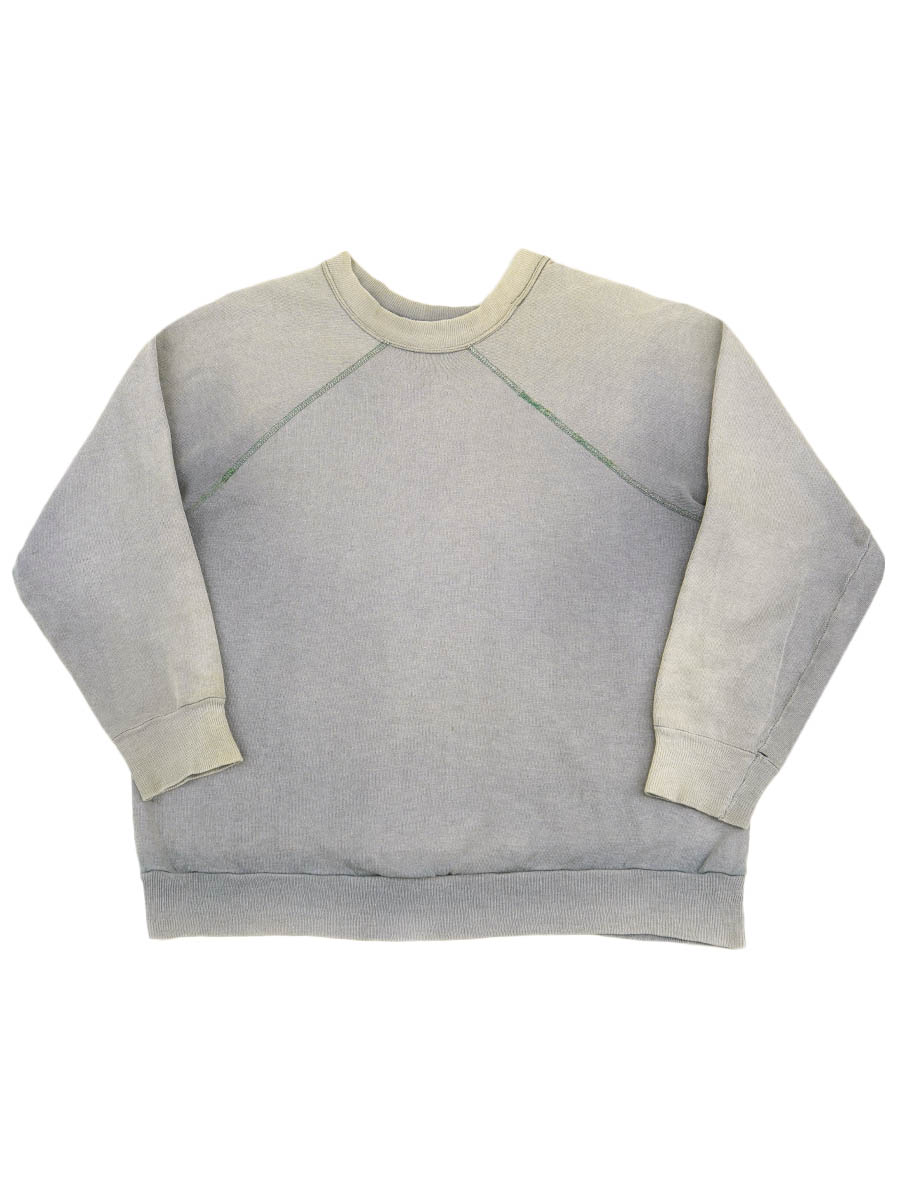 70's～ 無地 ラグランスウェット 褪せグレー 実寸(L位) | すべての商品