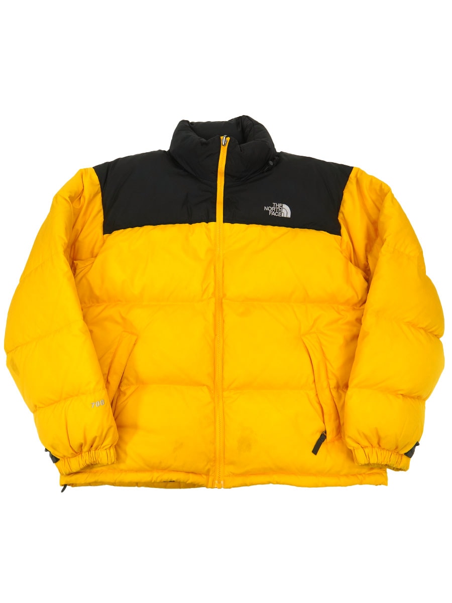 90's～ THE NORTH FACE ヌプシJKT 700フィル 黄×黒 表記(L) | すべての