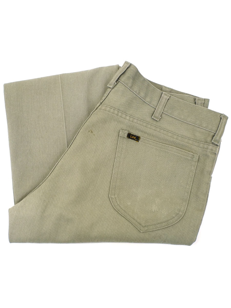 60's～ Lee Leens テーパードスリムパンツ 実寸(32x26位) USA製
