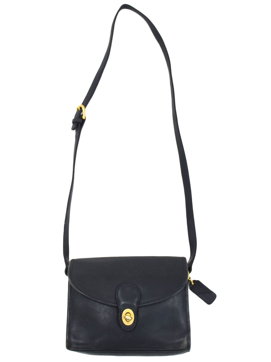 ❤️COACH ❤️ネイビー ショルダーバッグ COACH ネイビー ロゴ ショルダーバッグ