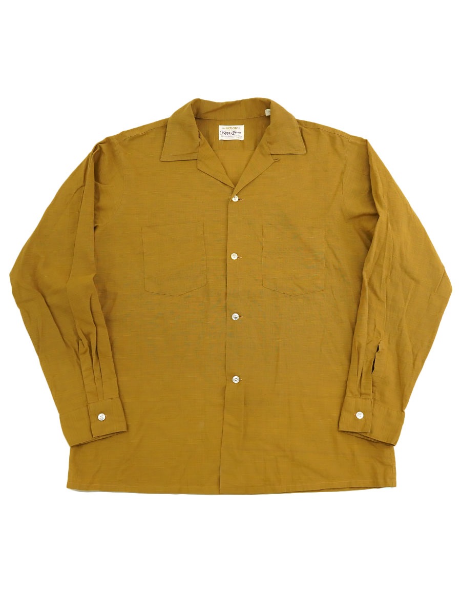 60's ARROW King Cotton ループカラー L/Sシャツ 表記(M) | すべての