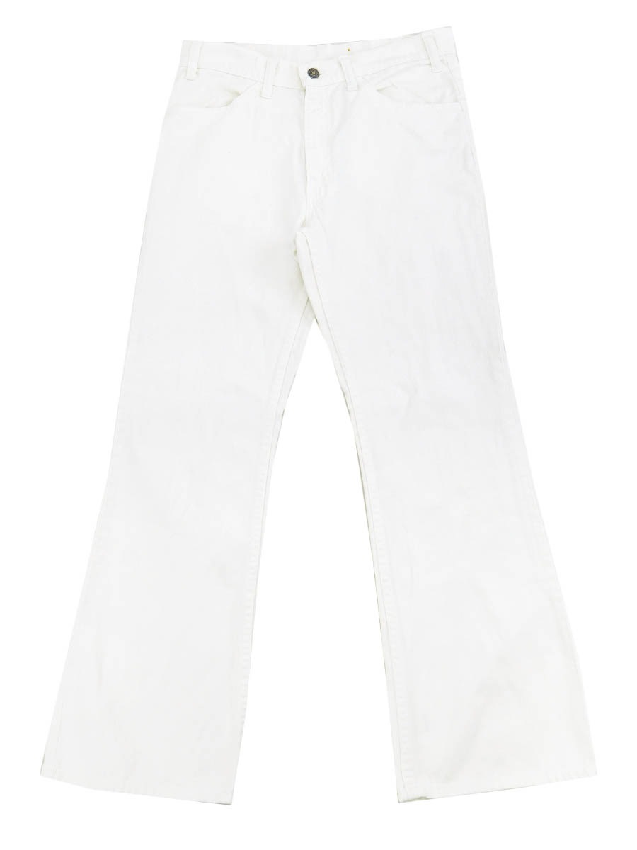 70's～ Levi's 646 カツラギパンツ ホワイト 実寸(30x29位) | すべての