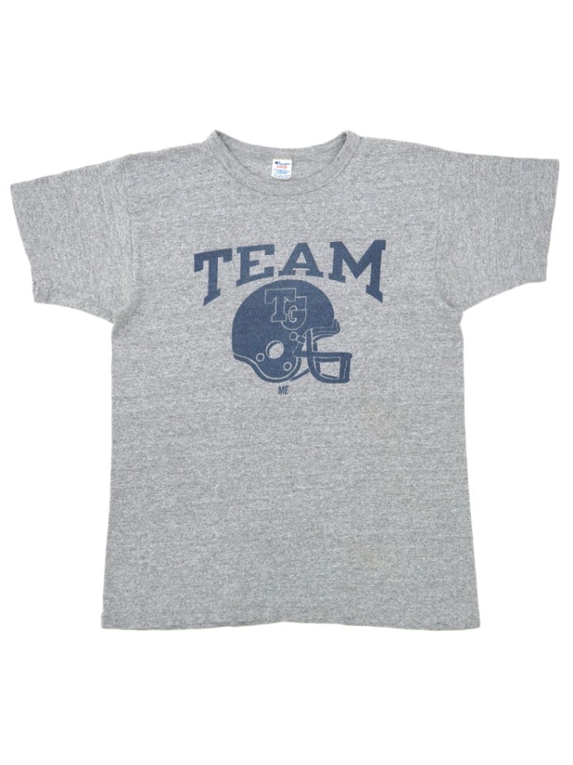 80's トリコタグ チャンピオン ''TEAM TG ME'' 3段染み込みプリント T