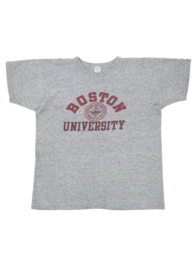 80's トリコタグ チャンピオン ''BOSTON UNIVERSIY'' 3段染み込み