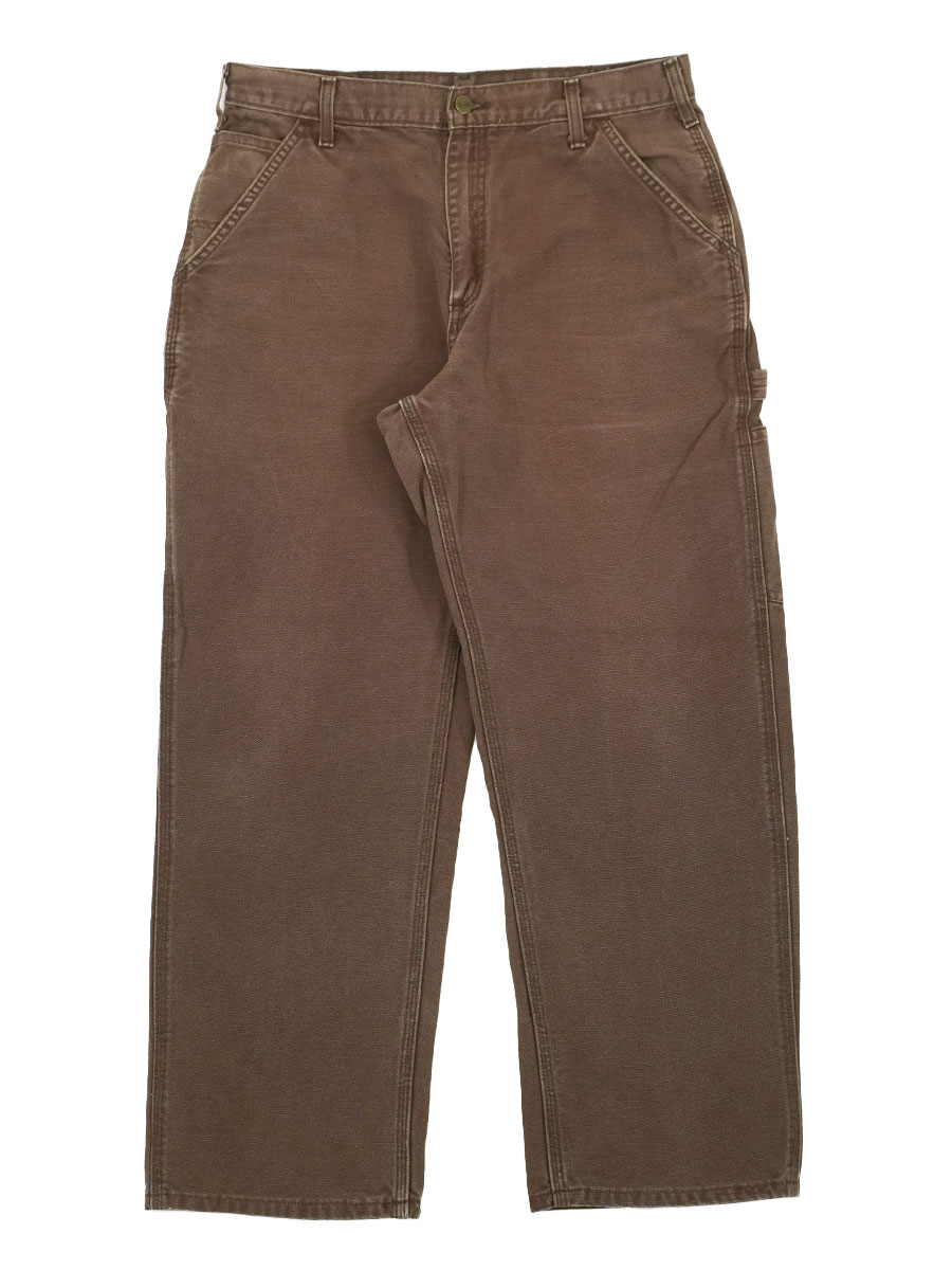 カーハート ダックペインターパンツ チョコレート 表記(34x30