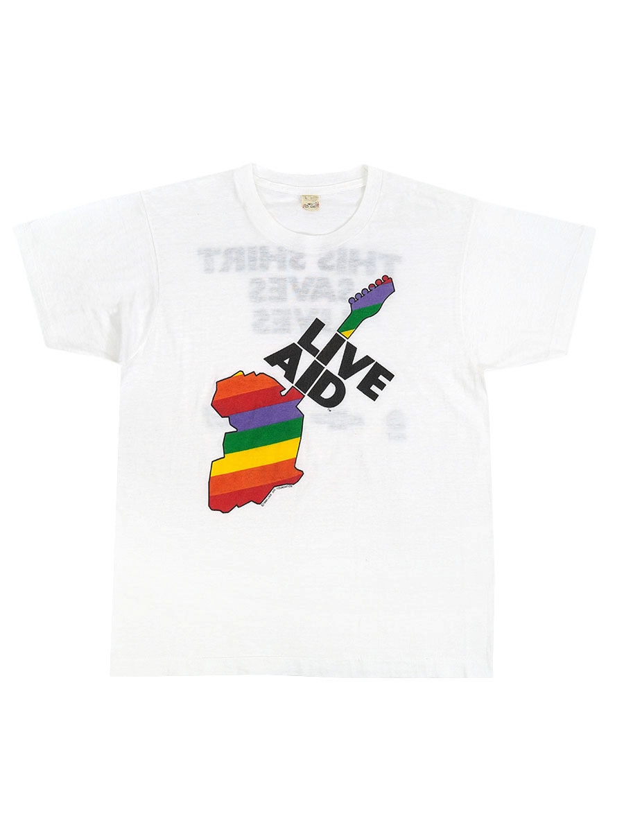 80's SCREEN STARS ''LIVE AID/THIS SHIRT SAVES LIVES'' 両面プリント