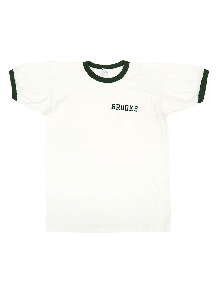80's トリコタグ チャンピオン ''BROOKS'' 染み込みプリント