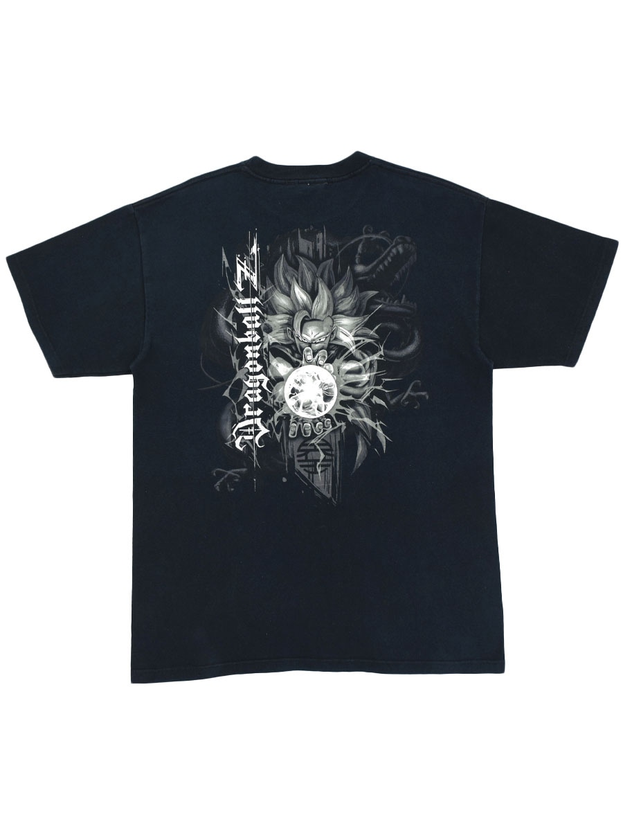 00's DRAGON BALL Z ''孫悟空'' 両面Tシャツ ブラック 表記(L)