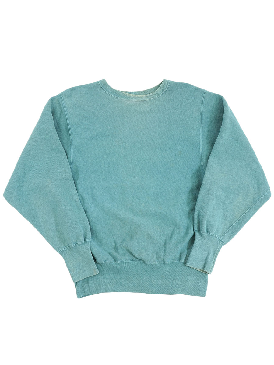 90's 刺繍タグ チャンピオンRW 無地 パウダーブルー 表記(M) USA製 目なし