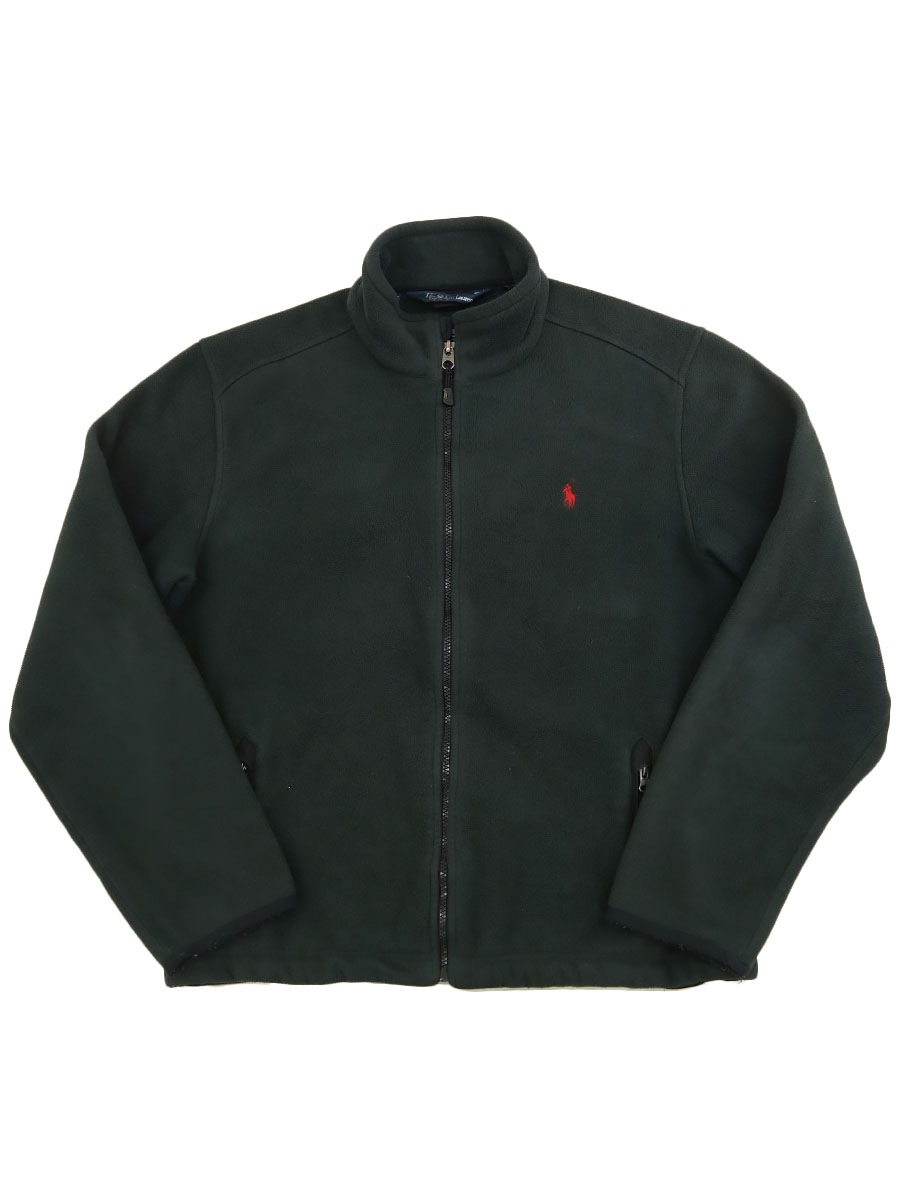 ラルフローレン フリースJKT チャコールブラック 表記(L) | すべての 