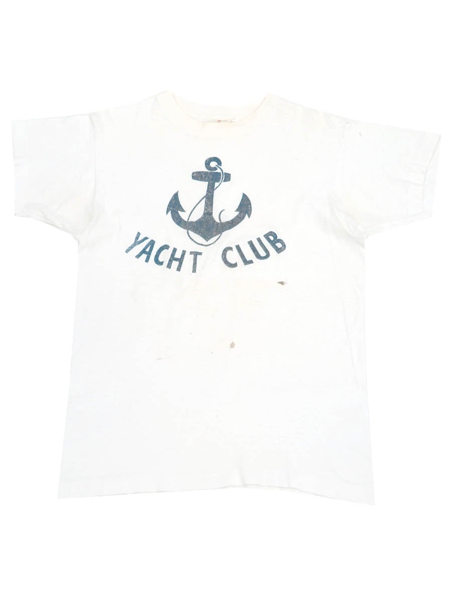 50s　チャンピオンTシャツ　ランタグ　フロッキー+ラバープリント　ヴィンテージ 50s Champion Cotton 100% T-Shirt 50年代 チャンピオン