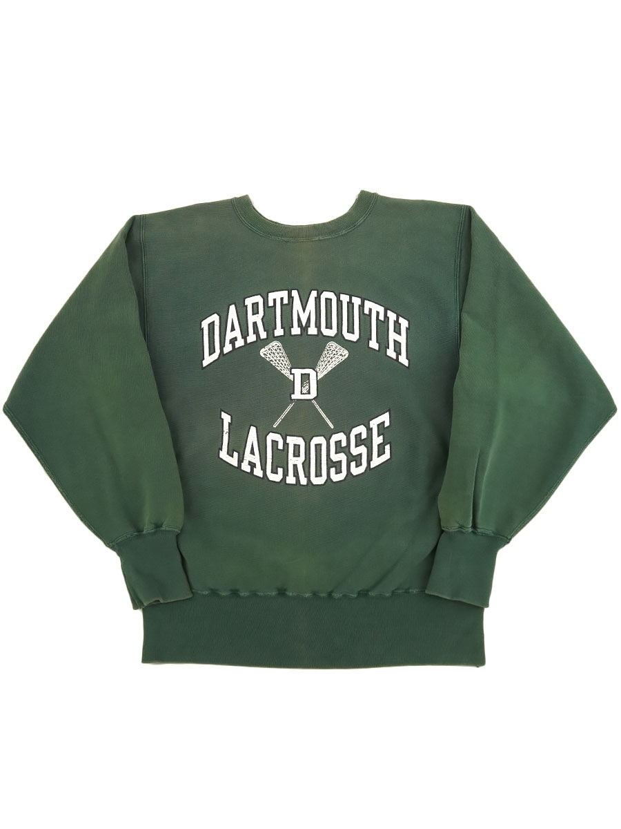 エルヴィン・スミス マーク ポンチョ ダークグリーン 90's 刺繍タグ チャンピオンRW ''DARTMOUTH LACROSSE'' 両面