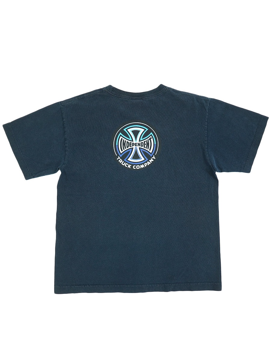 NHS Independent Truck Company Tシャツネイビー М ヴィンテージ