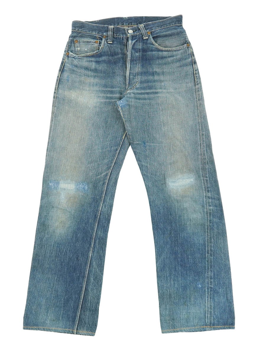 40's～ Levi's 501XX 片面 デニムパンツ 味あり良雰囲気 実寸(30x30位)