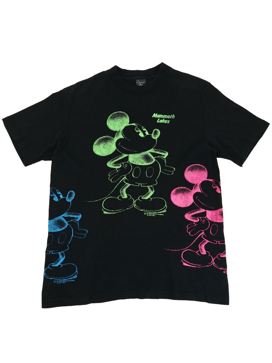 Sherry ミッキーマウス Tシャツ M 4831 古着 80's~ USA製 sherry's best/ディズニー ミッキー