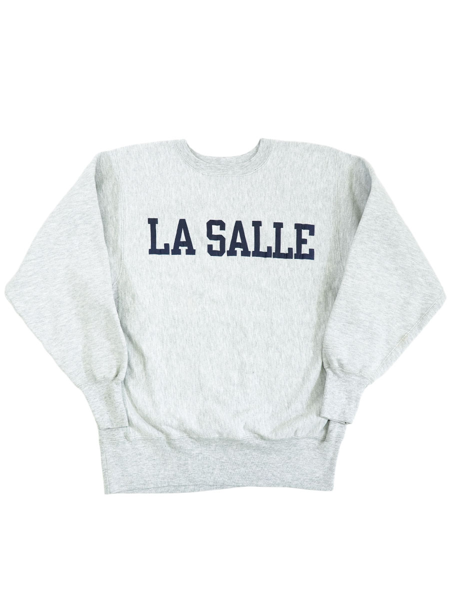 90's 刺繍タグ チャンピオンRW ''LA SALLE'' 表記(L) USA製