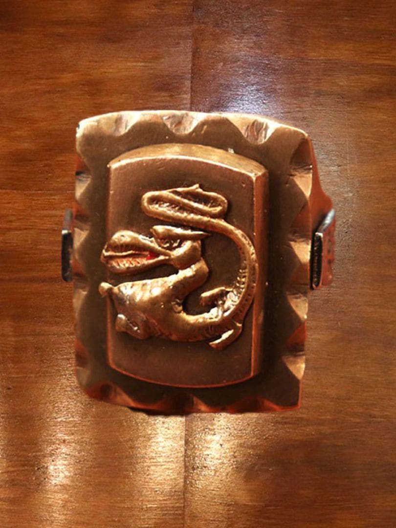 1940s MEXICAN RING BIKER RING , DRAGON No65 , Size 23号