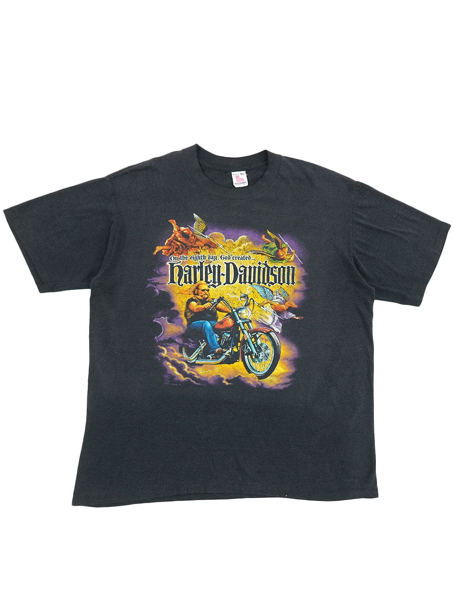 Harley-Davidson Tシャツ Acapulcoデザイン 90s 3D EMBLEM HARLEY-DAVIDSON S/S Tシャツ ハーレーT US