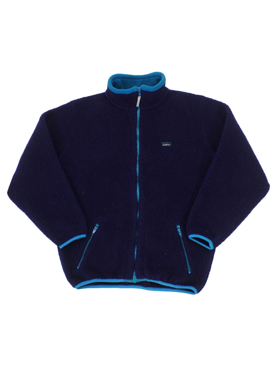 90's L.L.BEAN カタディンロゴ リフレクター付き ボアフリース