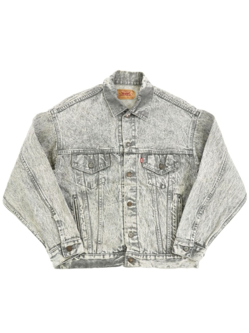 80's Levi's 70507 ブラックデニムジャケット 36 USA製 80s LEVI'S 70507 BLACK ACID WASH USA製 M - メルカリ