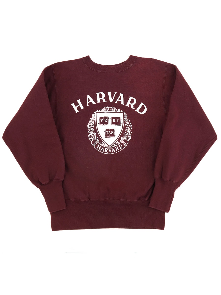 90年代 刺繍タグ チャンピオンRW ''HARVARD'' （M）USA製 90's 刺繍タグ チャンピオンRW ''HARVARD'' 表記(M) エンジ USA製