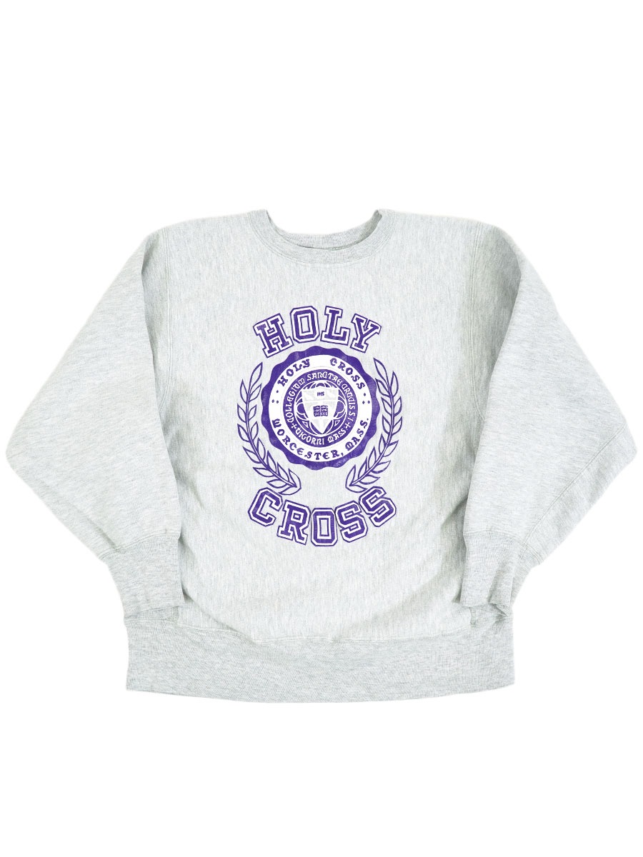 80's プリントタグ チャンピオンRW ''HOLY CROSS'' 3段プリント 表記(L