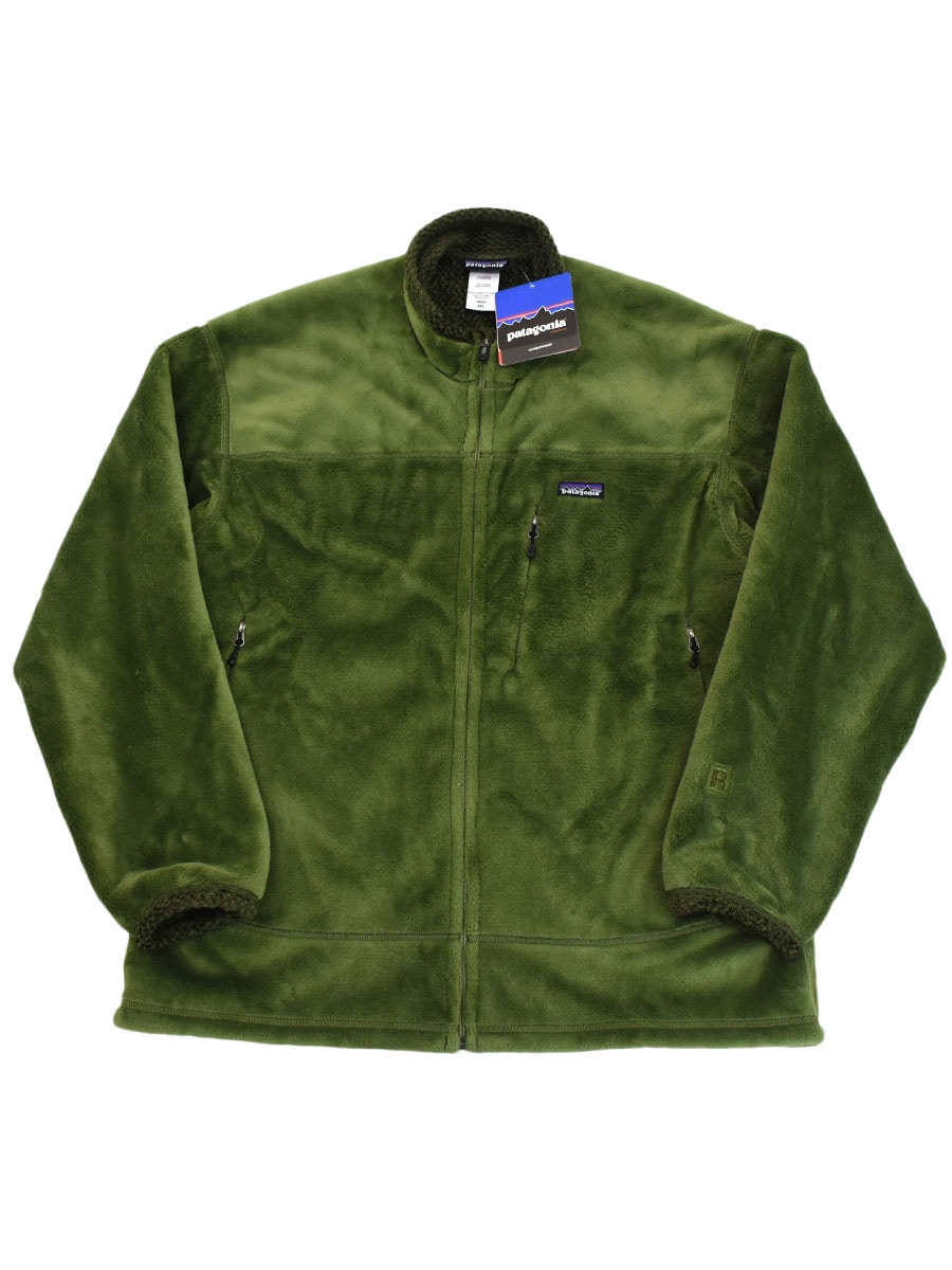 09's パタゴニア R4ジャケット オリビン 表記(XXL) フラッシャー付き