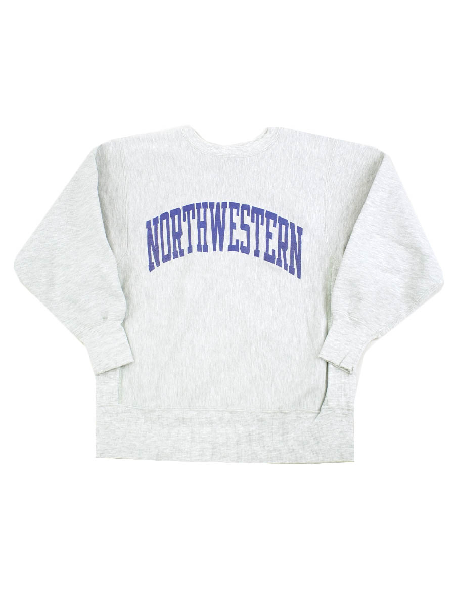 90's 刺繍タグ チャンピオンRW ''NORTHWESTERN'' 表記(L) USA製