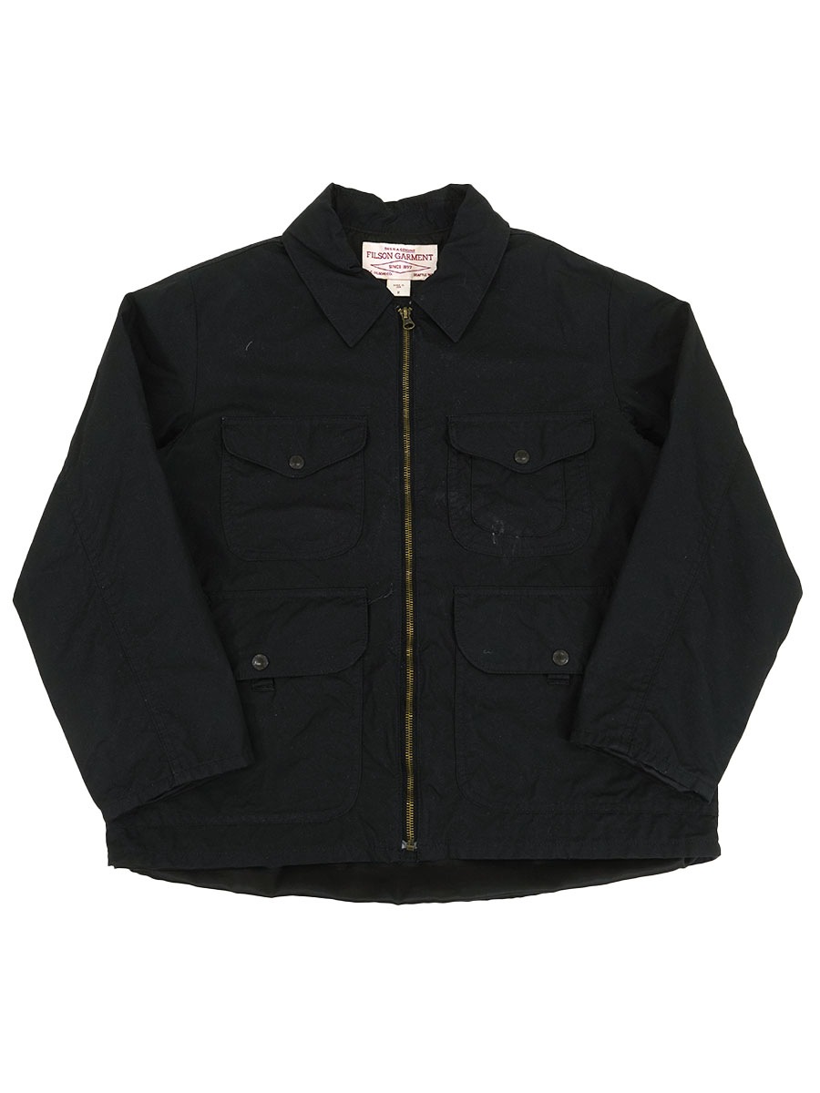 USA製 FILSON 4ポケ フルジップジャケット ブラック 表記(M) | すべて 