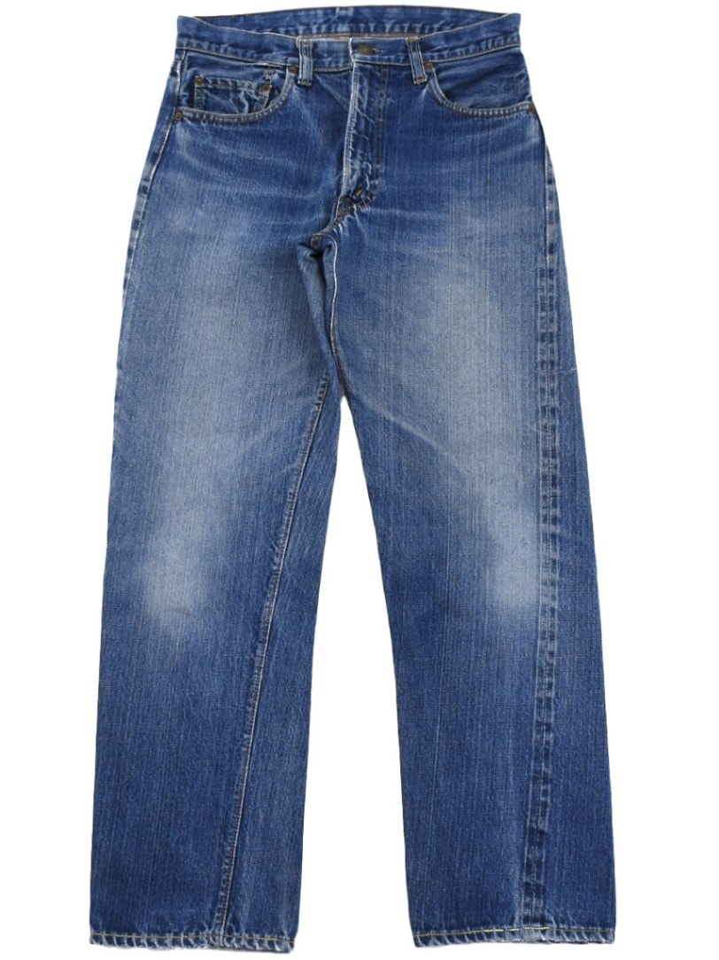 70's Levi's 505 BIG-E デニムパンツ 良色落ち 実寸(31x30位) 赤耳！