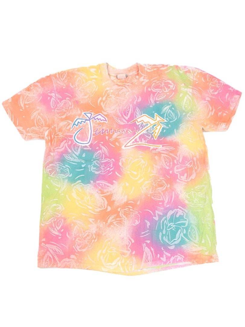 90's JIMMY'Z オールオーバープリントTシャツ 実寸(XL位)