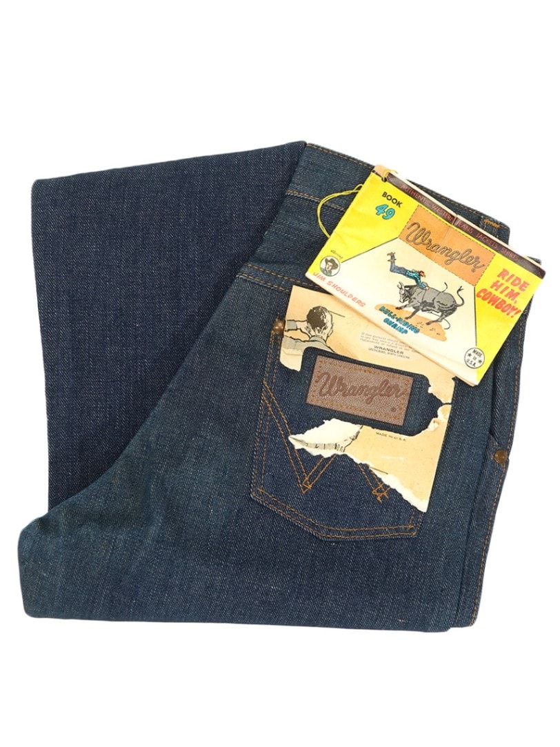 60's Wrangler デニムパンツ 濃紺 表記(12) ボーイズ ギミーブック付き