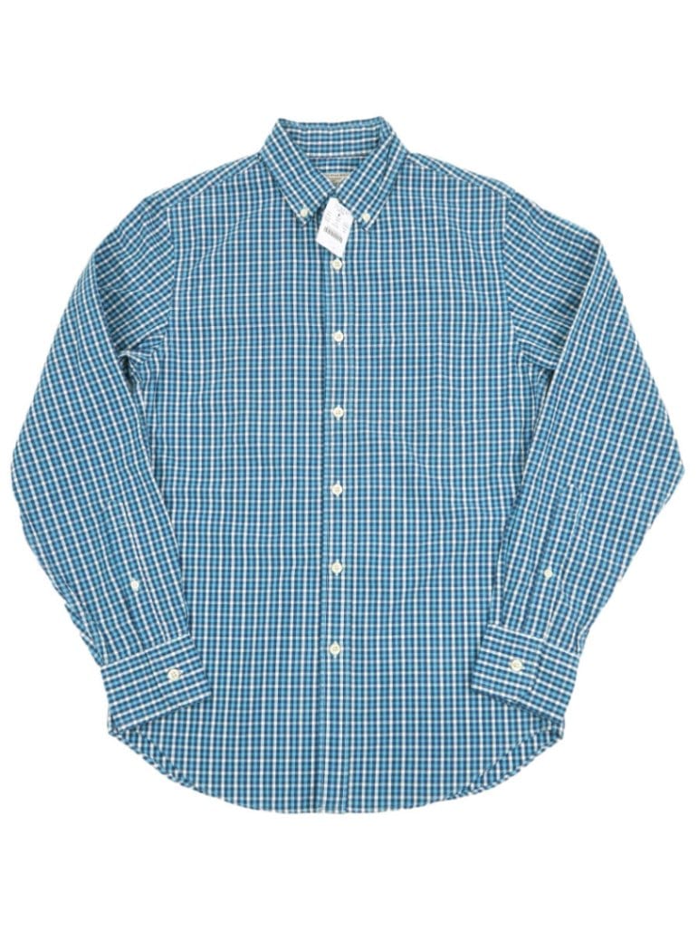 00s j.crew ジェイクルー 半袖 コットンシャツ チェック 古着 中古】00s ジェイクルー J.CREW チェック柄 ボタンダウン