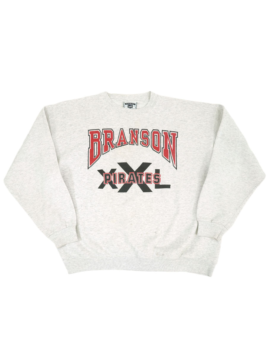 90's Lee HEAVY WEIGHT ''BRANSON PIRATES'' セットインスリーブスウェット 表記(XL)