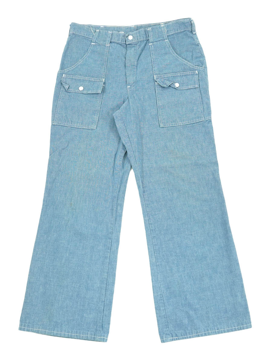 70's Woolrich シャンブレーブッシュパンツ 実寸(34x30位) | すべての