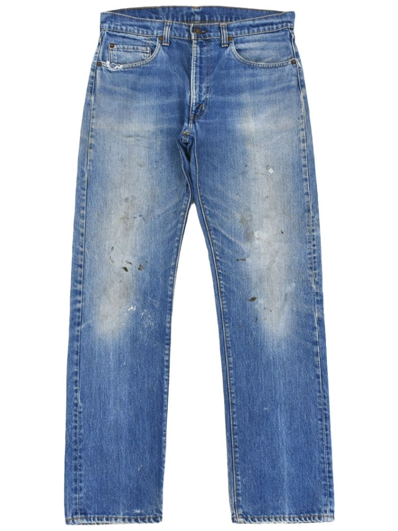 70's Levi's 505 シングル デニムパンツ 味あり良雰囲気 表記(34x32