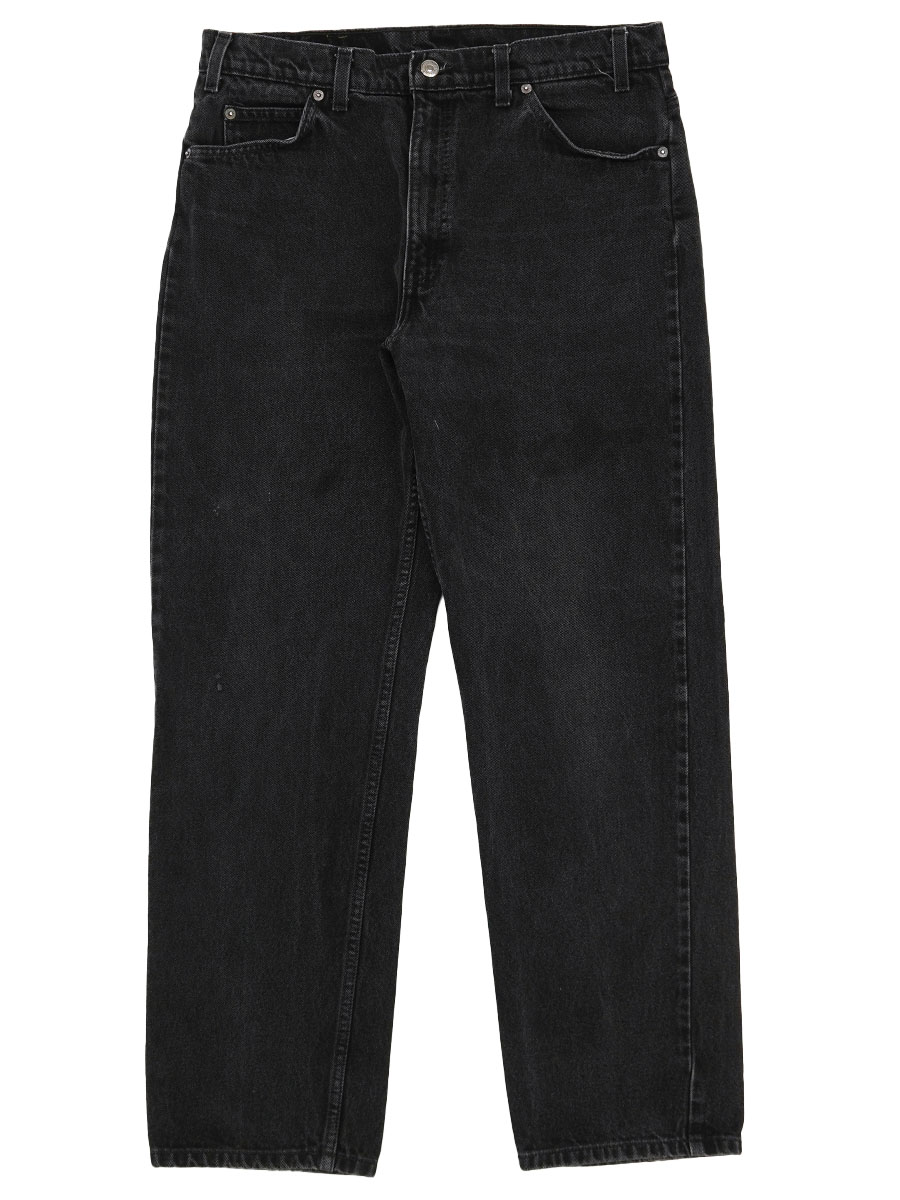 90's Levi's 505 オレンジタブ ブラックデニムパンツ 表記(36x30)