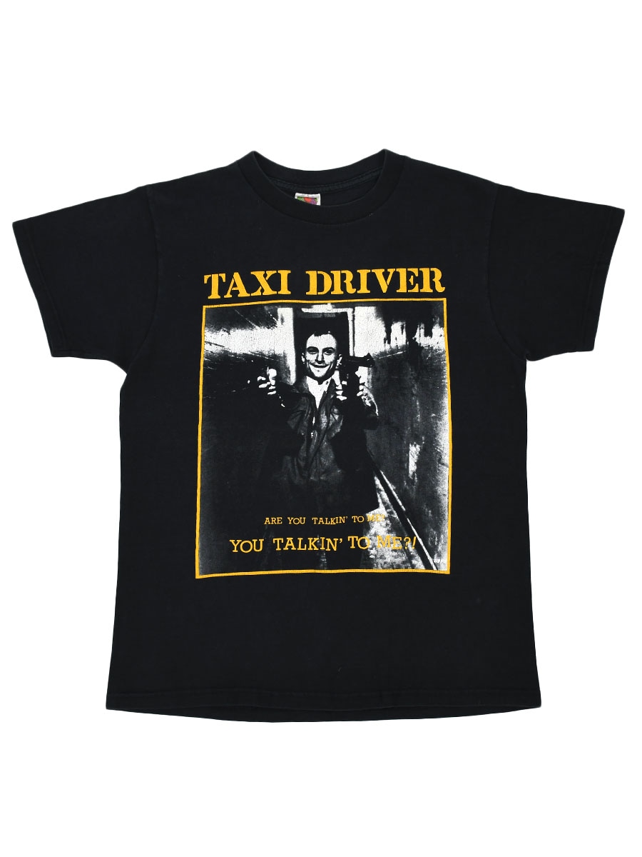 90's FRUIT OF THE LOOM ''TAXI DRIVER'' ムービーTシャツ ブラック 表記(M)
