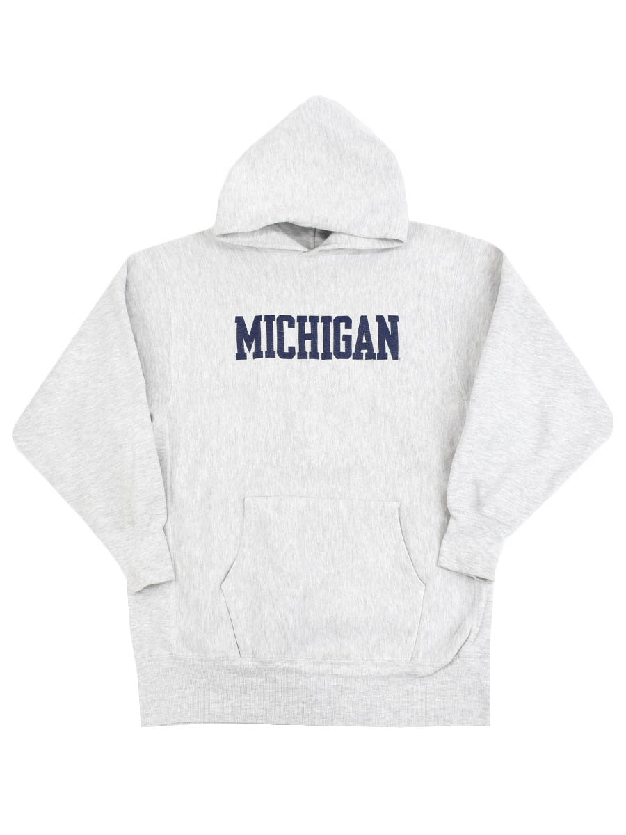 90's 刺繍タグ チャンピオンRWパーカ ''MICHIGAN'' 表記(XXL) USA製