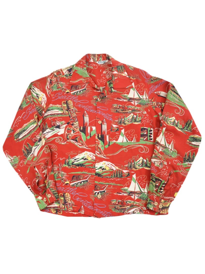 50's DRIFTWOOD ''SEATTLE CENTENNIAL 1952'' ロングスリーブ