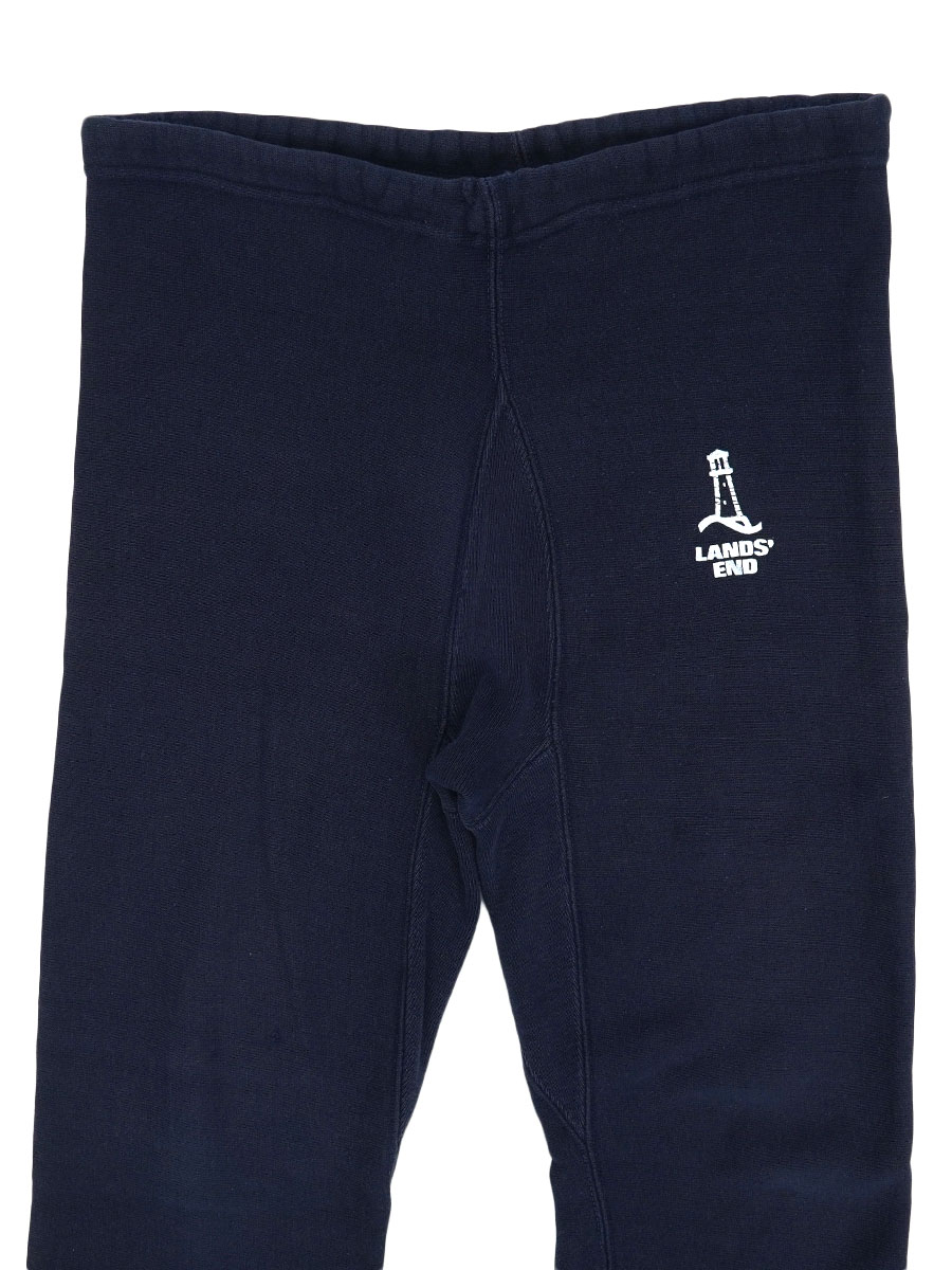 70's 単色タグ チャンピオン ''LAND'S END'' RWスウェットパンツ ネイビー 表記(M) USA製