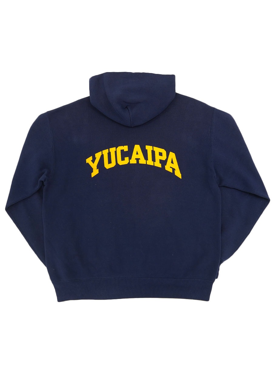 90's RUSSELL ATHLETIC ''YUCAIPA'' バックプリント スウェットパーカ
