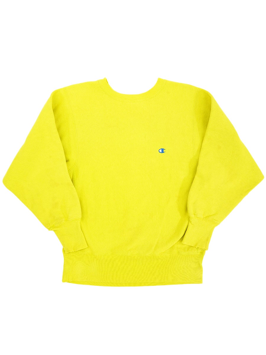 90's 刺繍タグ チャンピオンRW 無地 レアカラー アシッド 表記(M) USA製
