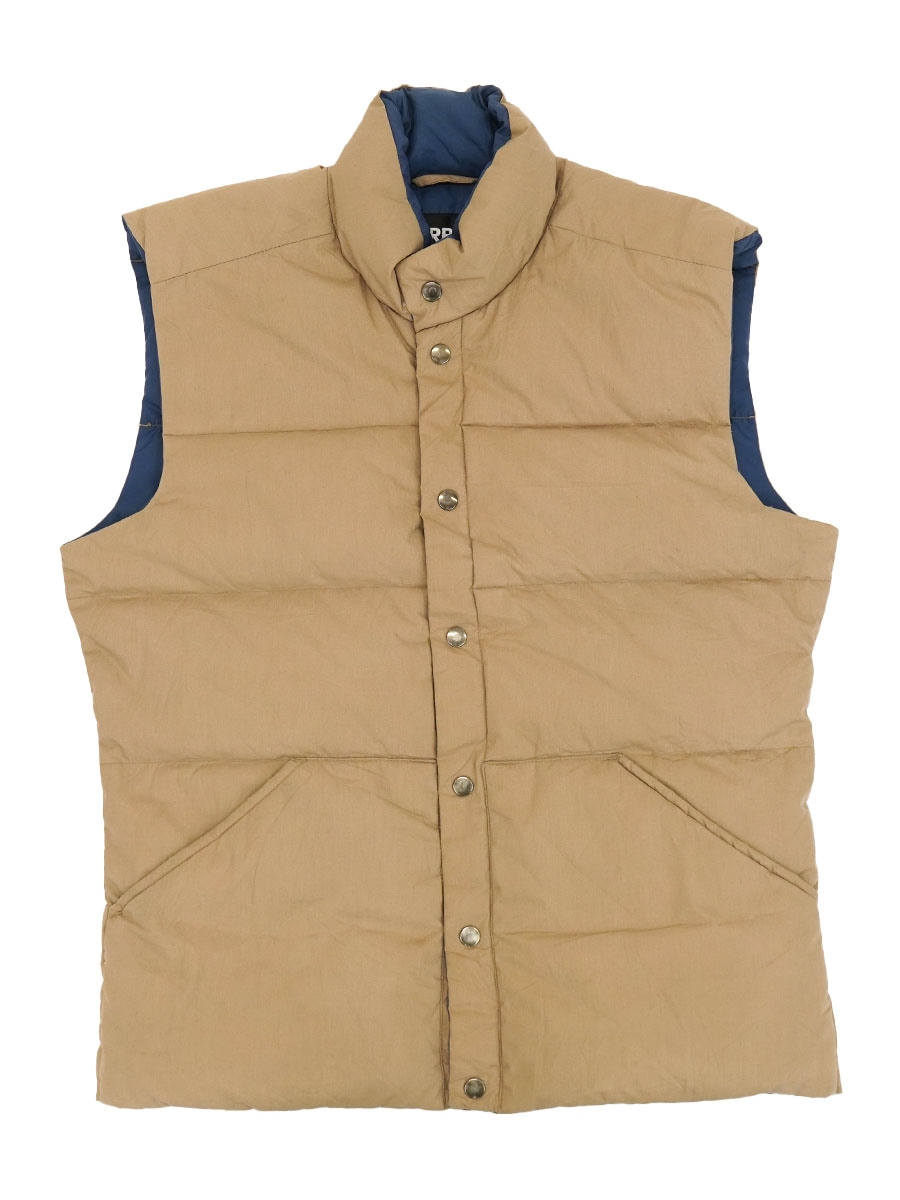90's GERRY 2ポケ ダウンベスト ベージュ 実寸(XL位) | すべての商品