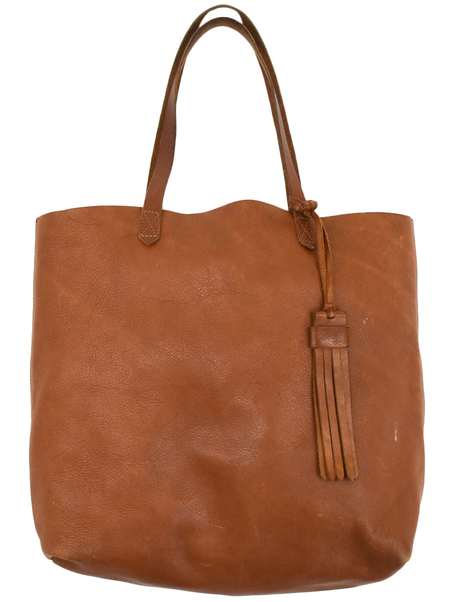 Madewell ブラウンレザー トートバッグ/ショルダーバッグ