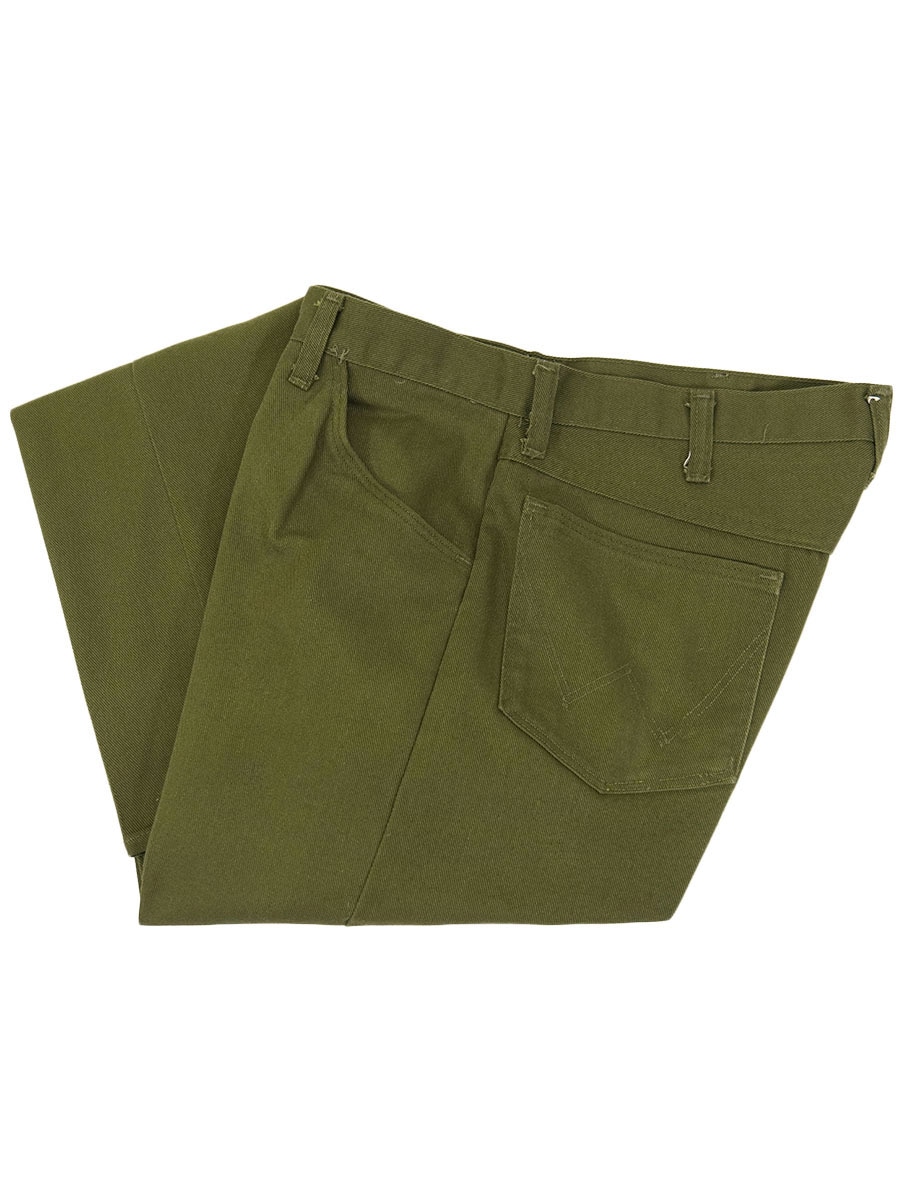 60's～ Wrangler ツイルパンツ オリーブ 表記(34x32)