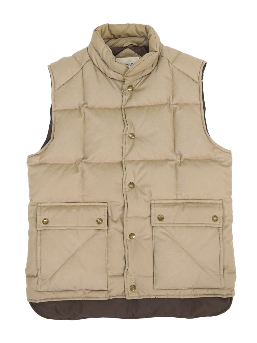 セントジョンズベイ　90s ダウンベスト　ベージュ　L 古着, 90's～ ST JOHN'S BAY ダウンベスト ベージュ 表記(M) | すべての商品