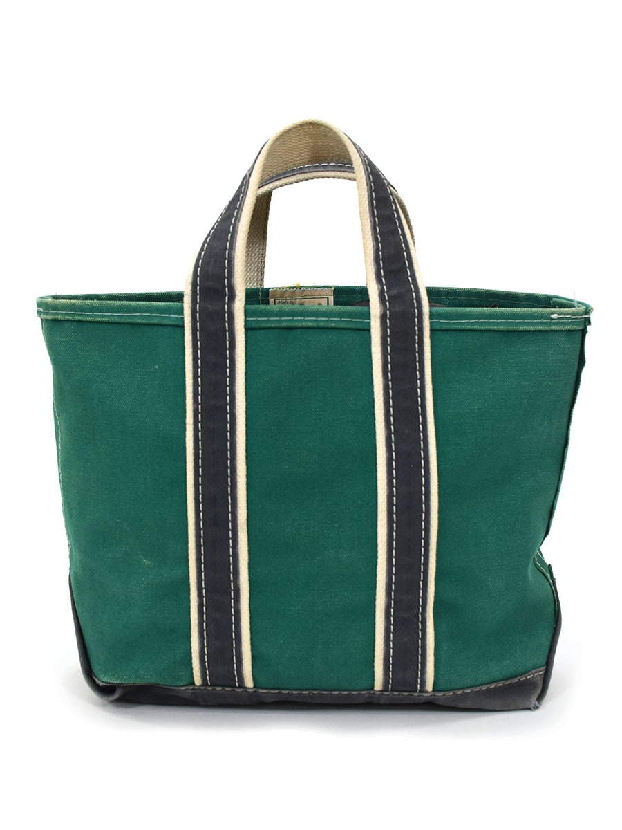 80's L.L. Bean DELUXE BOAT AND TOTE グリーンxネイビー
