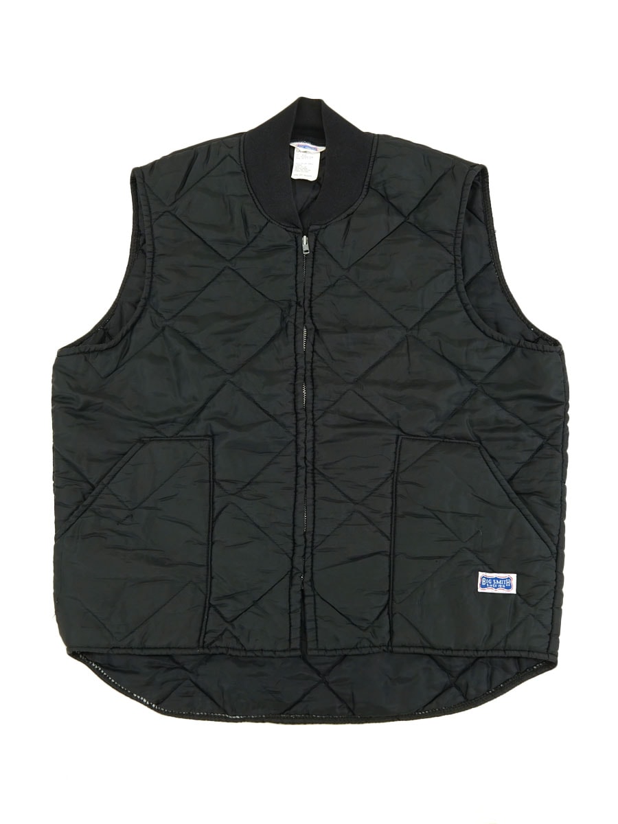 80's BIG SMITH キルティングベスト 黒 表記(L) | SOLD OUT